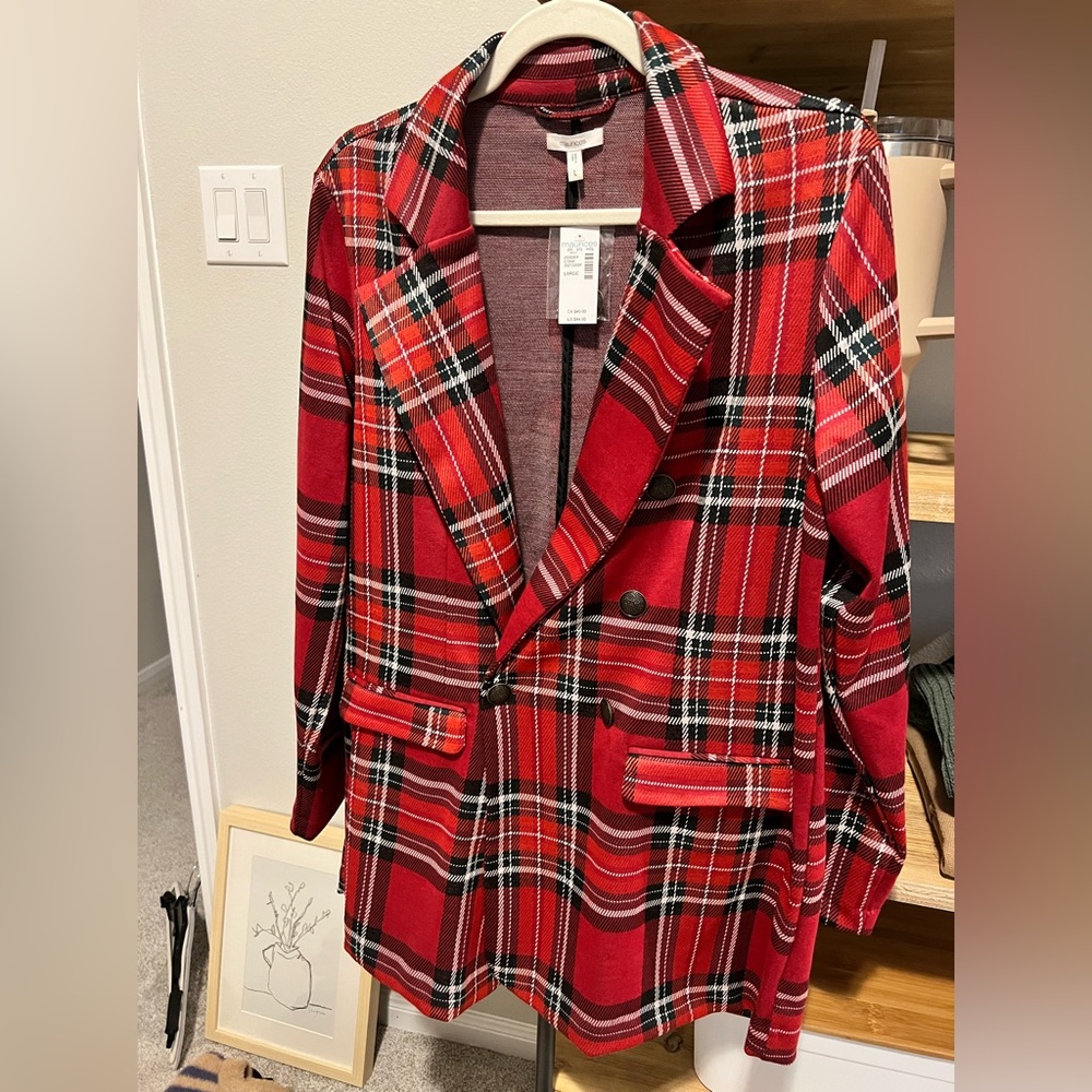 New plaid jacket